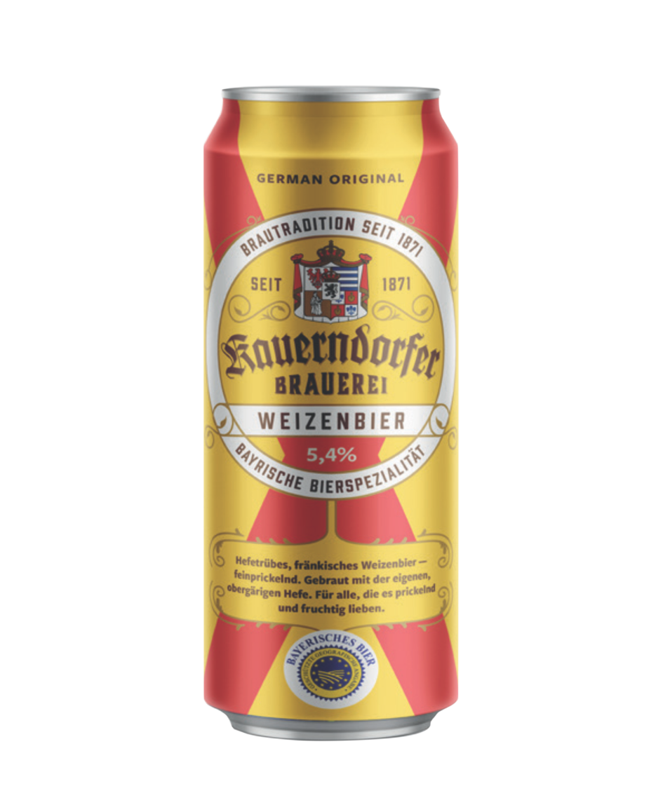 BIA KAUERNDORFER WEIZENBIER - Bia lúa mì ( bia đục ). 